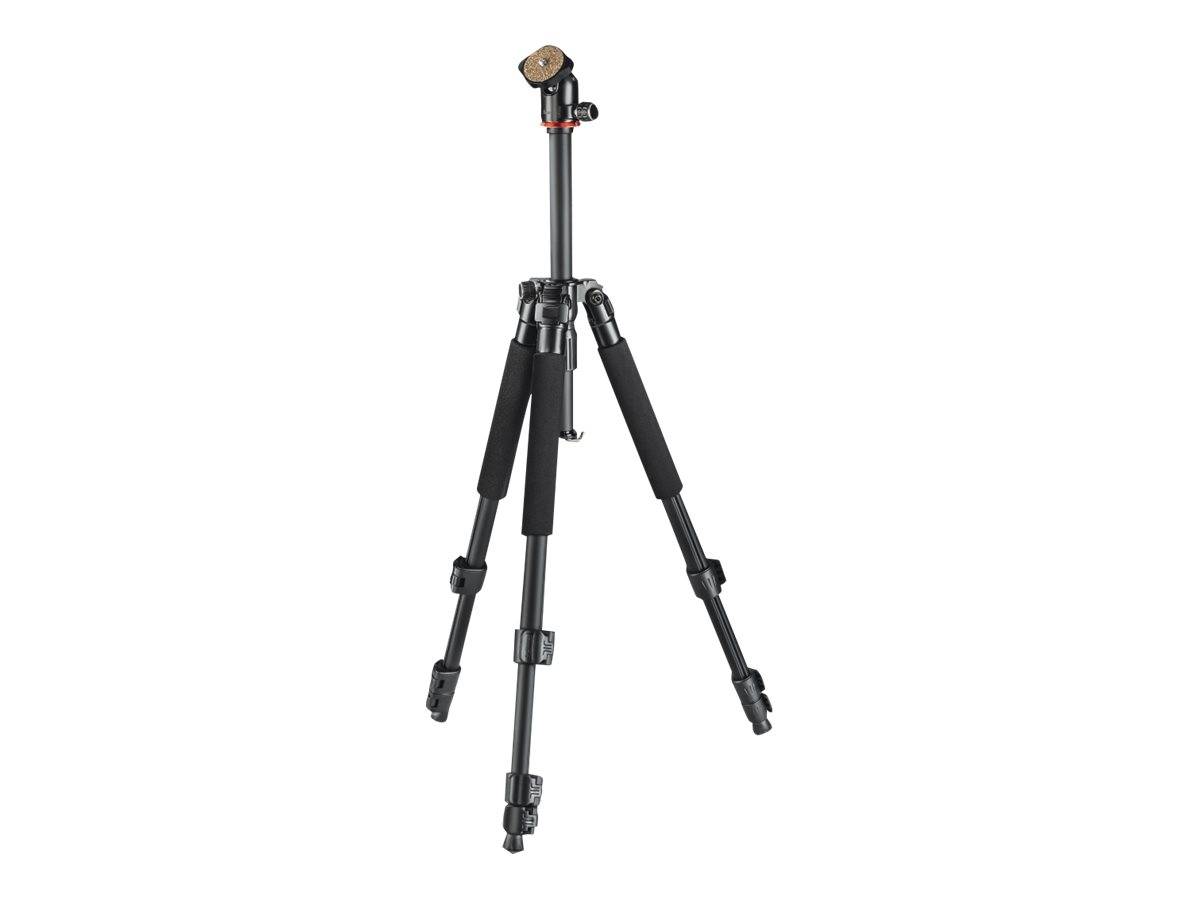 Hama Dreibeinstativ "Traveller", 35-117 cm - Ball Tripod für Foto & Videokameras 3D Kugelkopf kompaktes Reiseformat