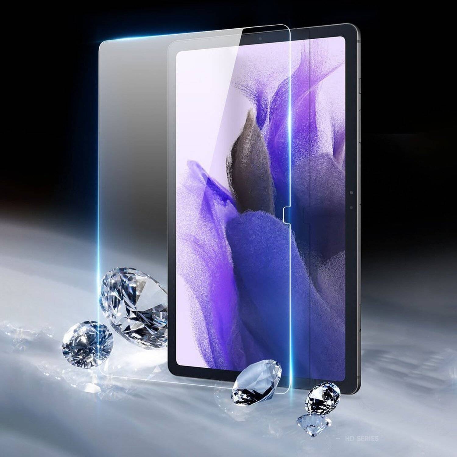 Dux Ducis Schutz Glas Schutz Display Folie für SAMSUNG TAB S7 FE Tablet Tempered Glass 9H
