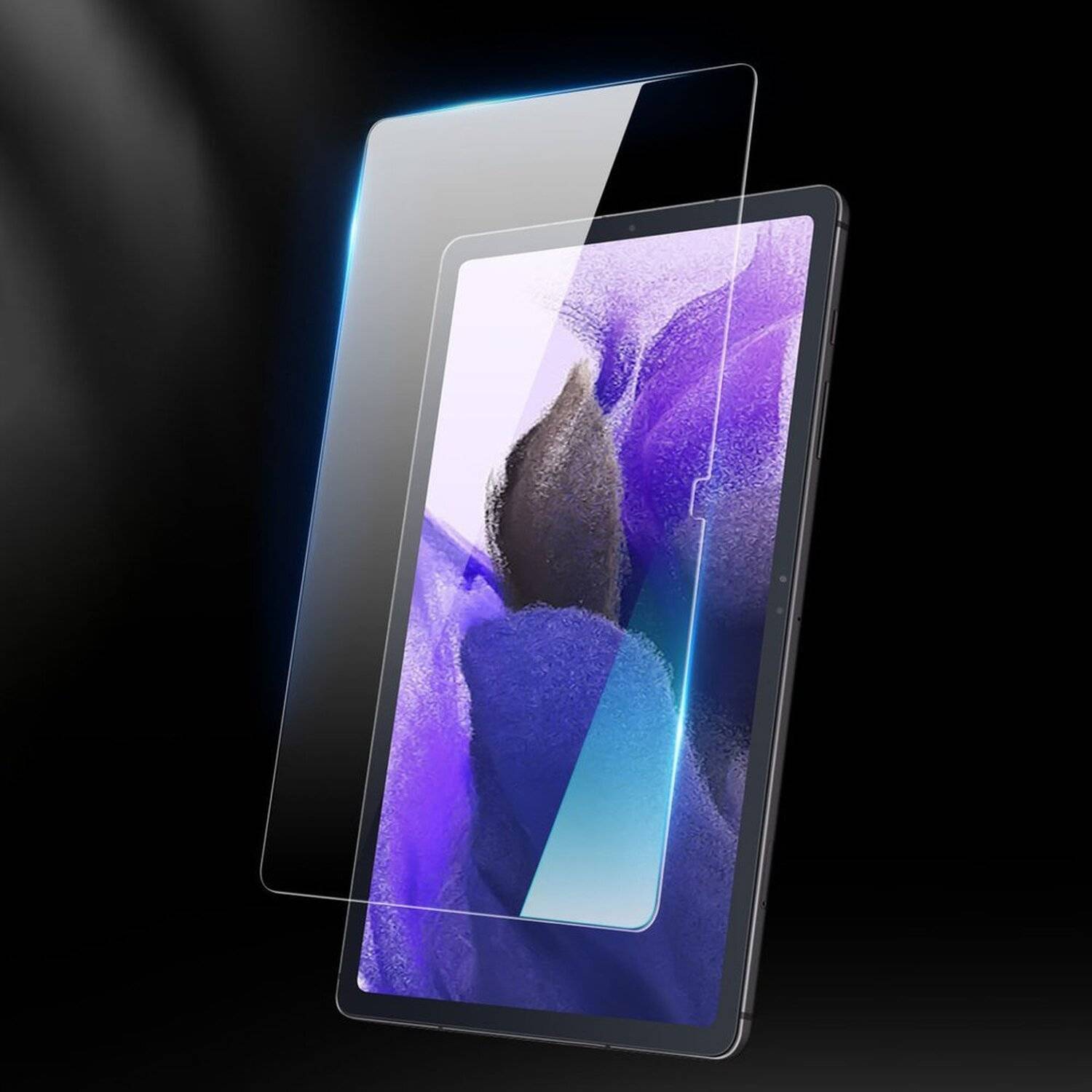 Dux Ducis Schutz Glas Schutz Display Folie für SAMSUNG TAB S7 FE Tablet Tempered Glass 9H