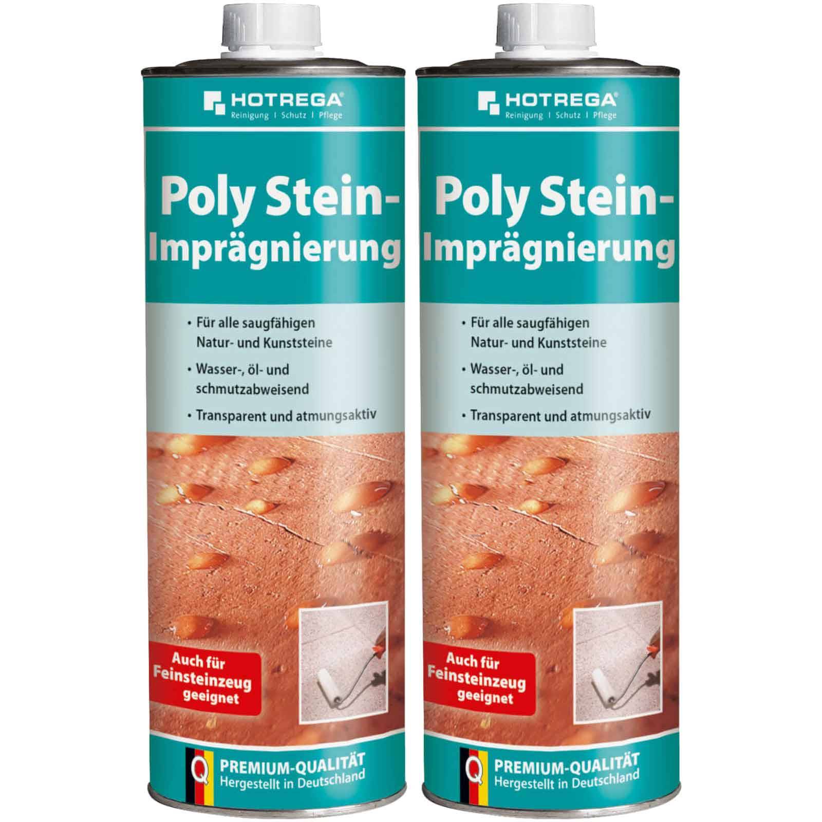 HOTREGA Poly Stein Imprägnierung 1L Sets - Menge:2