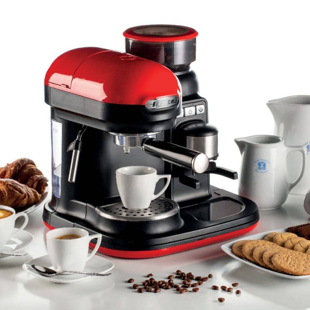 Ariete Espressomaschine Moderna 1080W 800 ml Rot und Schwarz