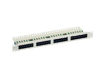 equip ISDN So Patch Panel - Patch Panel - CAT 3 - Schwarz - 1U - 48.3 cm (19"")