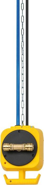 Pendelstromverteiler H05VV-F 3G1,5 4Schuko-Steckdosen Kabel-L5m Ku. BRENNENSTUHL