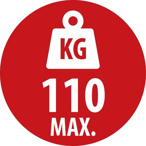 Arbeitsbock MB 110 Tragfähigkeit 110 kg HxB 71x63cm Stahl-Vierkantrohr