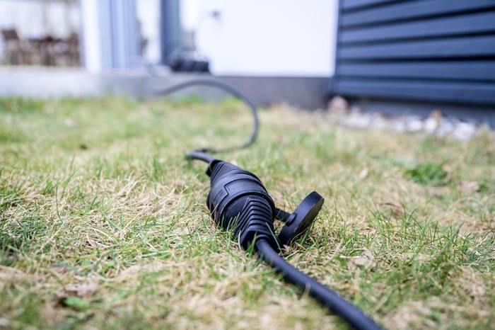 Verlängerungskabel H05VV-F 3G1,5 IP44 Kabel-L.25m Gummi schwarz Brennenstuhl