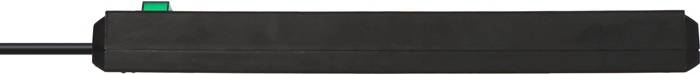 Steckdosenleiste Eco Line 6-fach m.Schalter Kabel-L.3m schwarz 3 m BRENNENSTUHL
