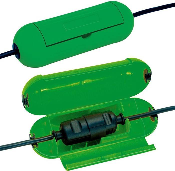 Kabelsteckverbindungsbox Verschmutzungs-/Beschädigungsschutz grün Brennenstuhl