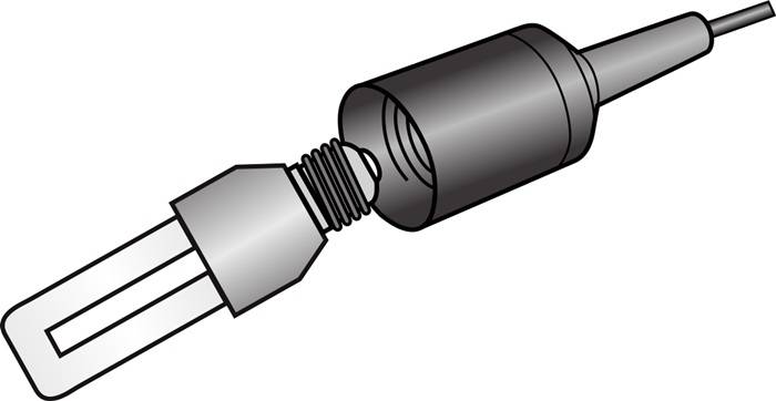 Renovierfassung E27 2Pole Anschlussleitung 25cm schwarz Brennenstuhl