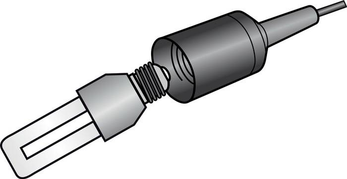 Renovierfassung E27 2Pole Anschlussleitung 25cm schwarz Brennenstuhl