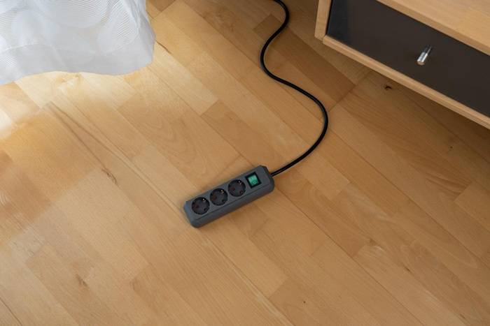 Steckdosenleiste Eco-Line 3-fach m.Schalter Kabel-L.1,5m silbergrau 1,5 m