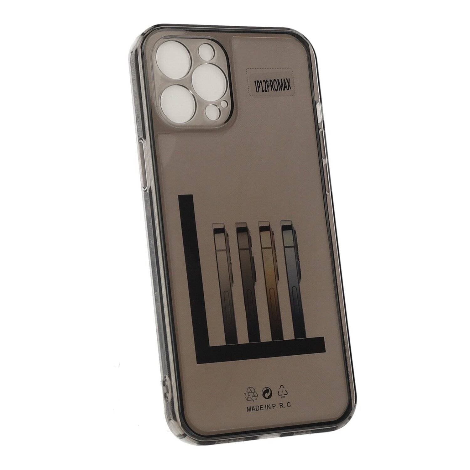 Schutzhülle TPU mit Kameraschutz Bumper Hülle Case Handy Smartphone für Samsung Galaxy S21 + (H996F) Dunkel-Transparent