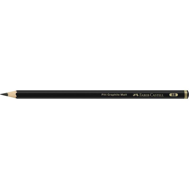 FABER-CASTELL - Bleistift Pitt Graphite Matt 8B 12er