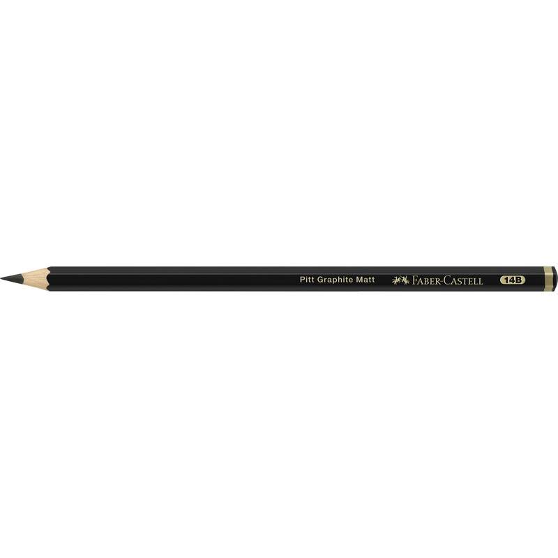 FABER-CASTELL Bleistift PITT GRAPHITE Matt, Härtegrad: 14B