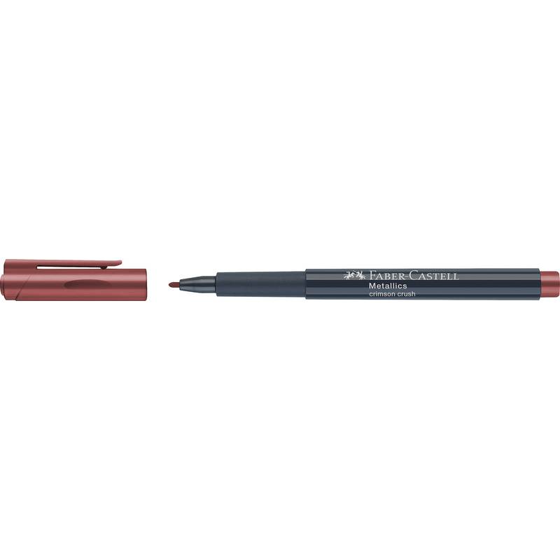 FABER-CASTELL Metallics Marker, rot
