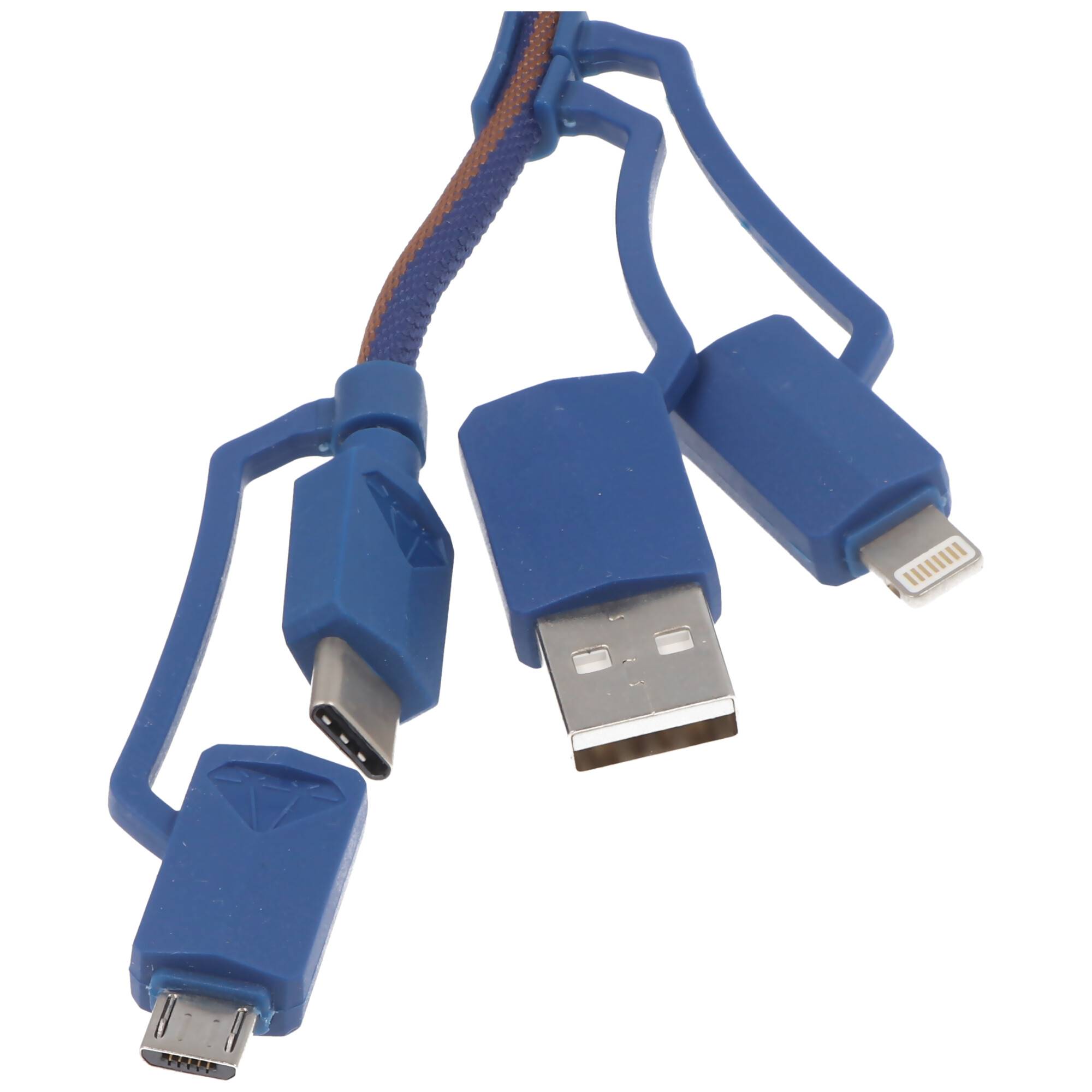 3A USB-Ladekabel USB-PDC-3 Multifunktionales USB-Daten und Lade Kabel 1,2 Meter bis 3A max. 65W