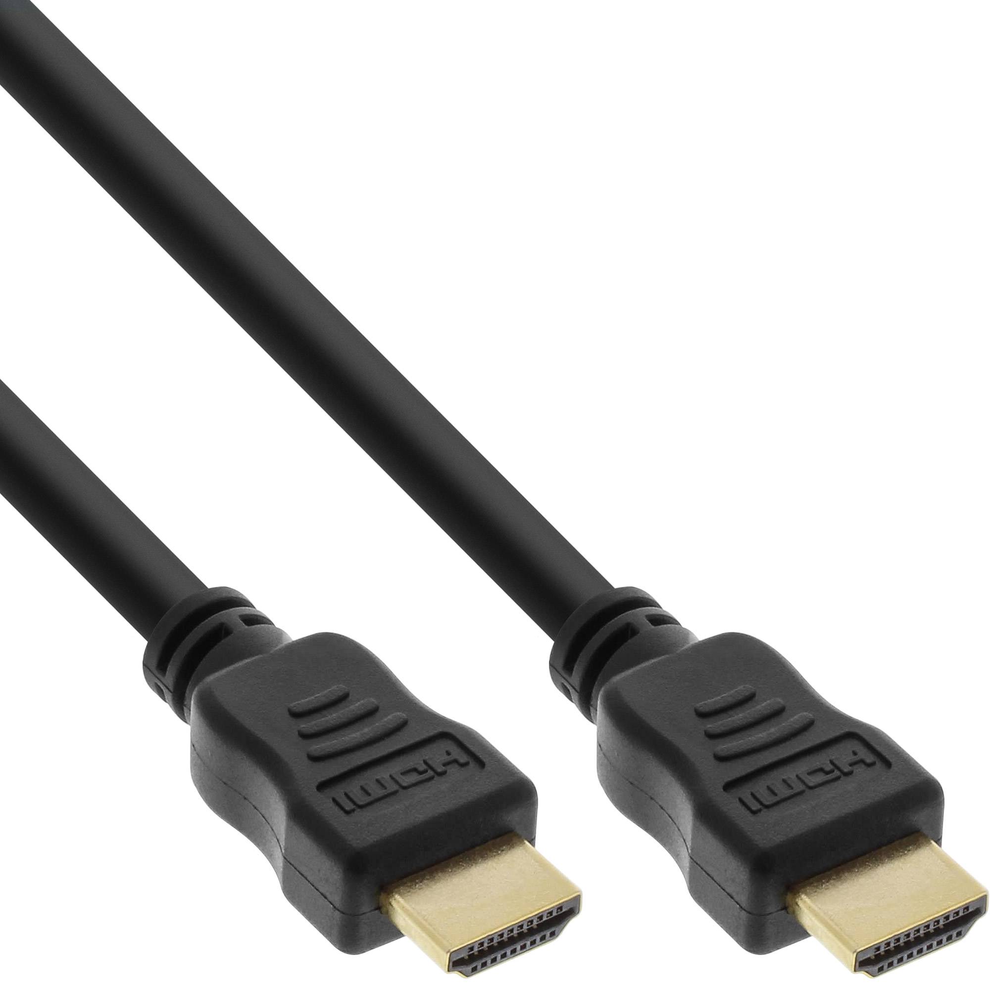 INLINE - HiD HDMI Kabel - HDMI-HS mit Eth, - Premium - 4K2K - ST / ST - gold - 7,5m