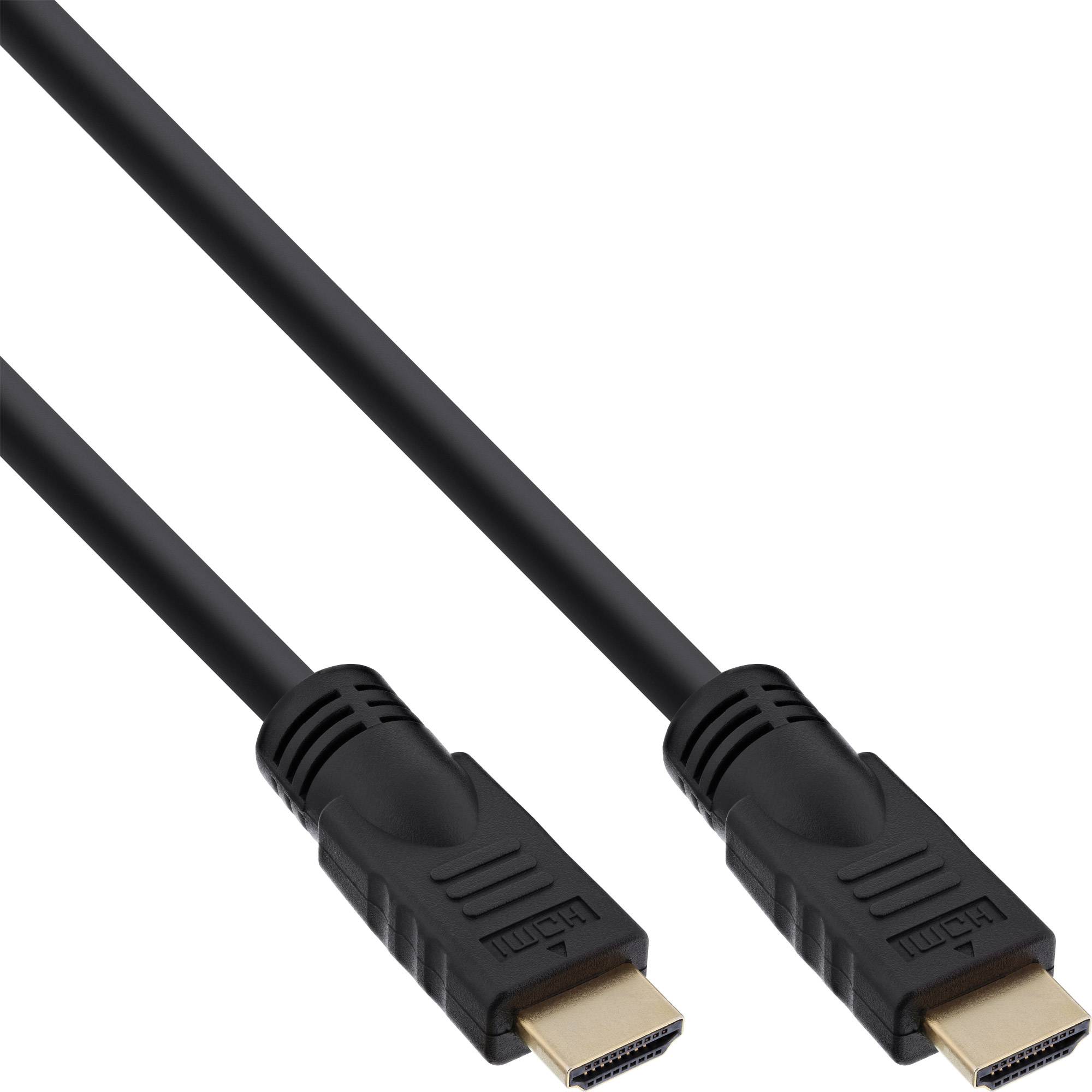INLINE - HDMI-High Speed Kabel mit Ethernet - Premium - 4K2K - ST/ST - schwarz - 5m