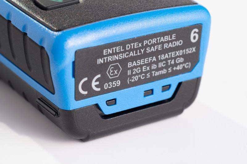 Entel DT952 Handfunkgerät PMR446 Lizenzfrei 0,5 Watt IP68 ATEX ohne Display
