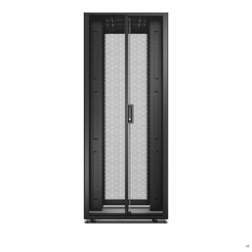 APC Easy Rack - Schrank Netzwerkschrank - Schwarz - 42HE - 48.3 cm (19")