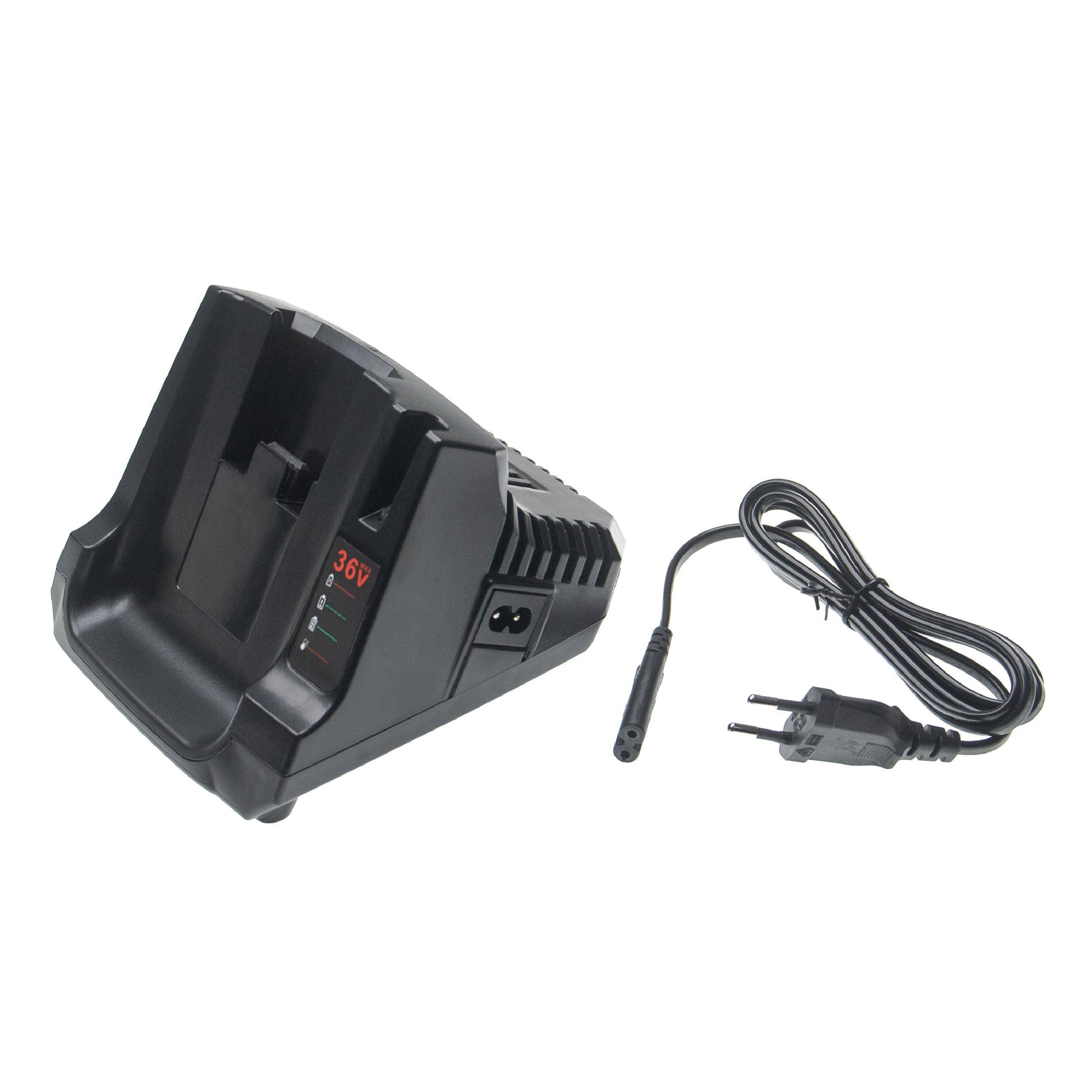 vhbw Ladegerät kompatibel mit Black & Decker CST1200, CST800, GLC3630L, GLC3630L20, GTC3655L, GTC3655L20 Werkzeug Li-Ion-Akkus
