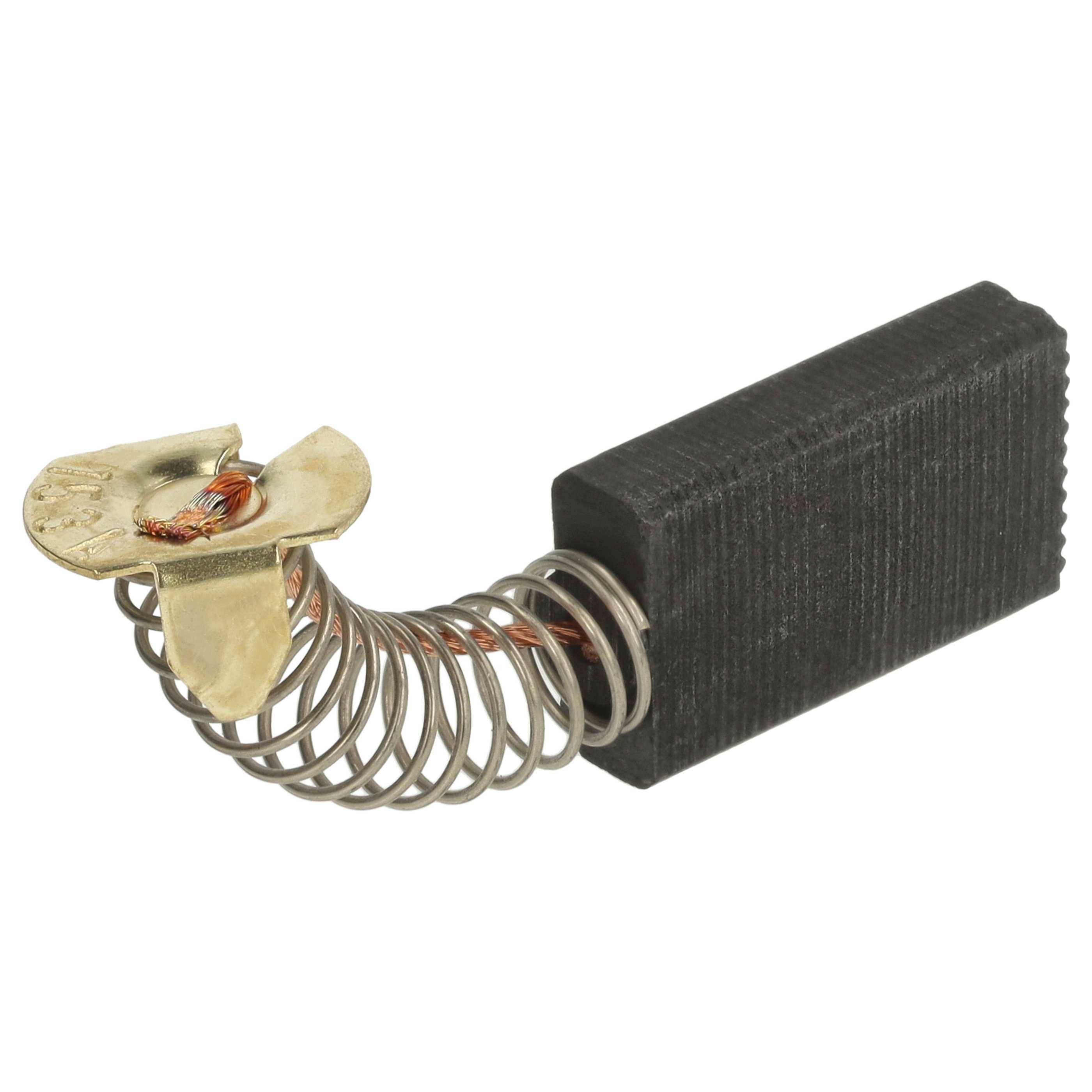 vhbw 2x Kohlebürste 26 x 14 x 6 mm kompatibel mit Bosch GWS 14-125 CIT (3 601 H29 A30) Elektrowerkzeug + Feder