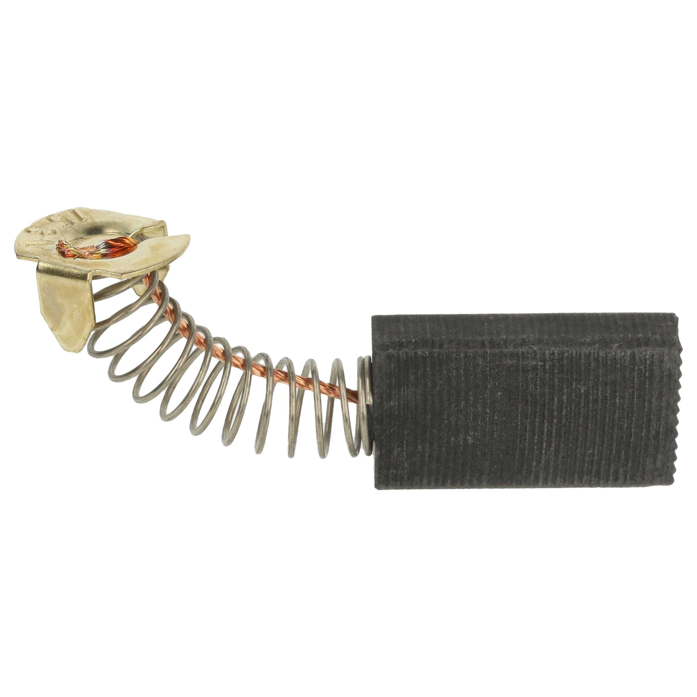 vhbw 2x Kohlebürste 26 x 14 x 6 mm kompatibel mit Bosch GSI 14-CE (3 601 HB1 000), GWS 1000 (3 601 H28 400) Elektrowerkzeug + Feder