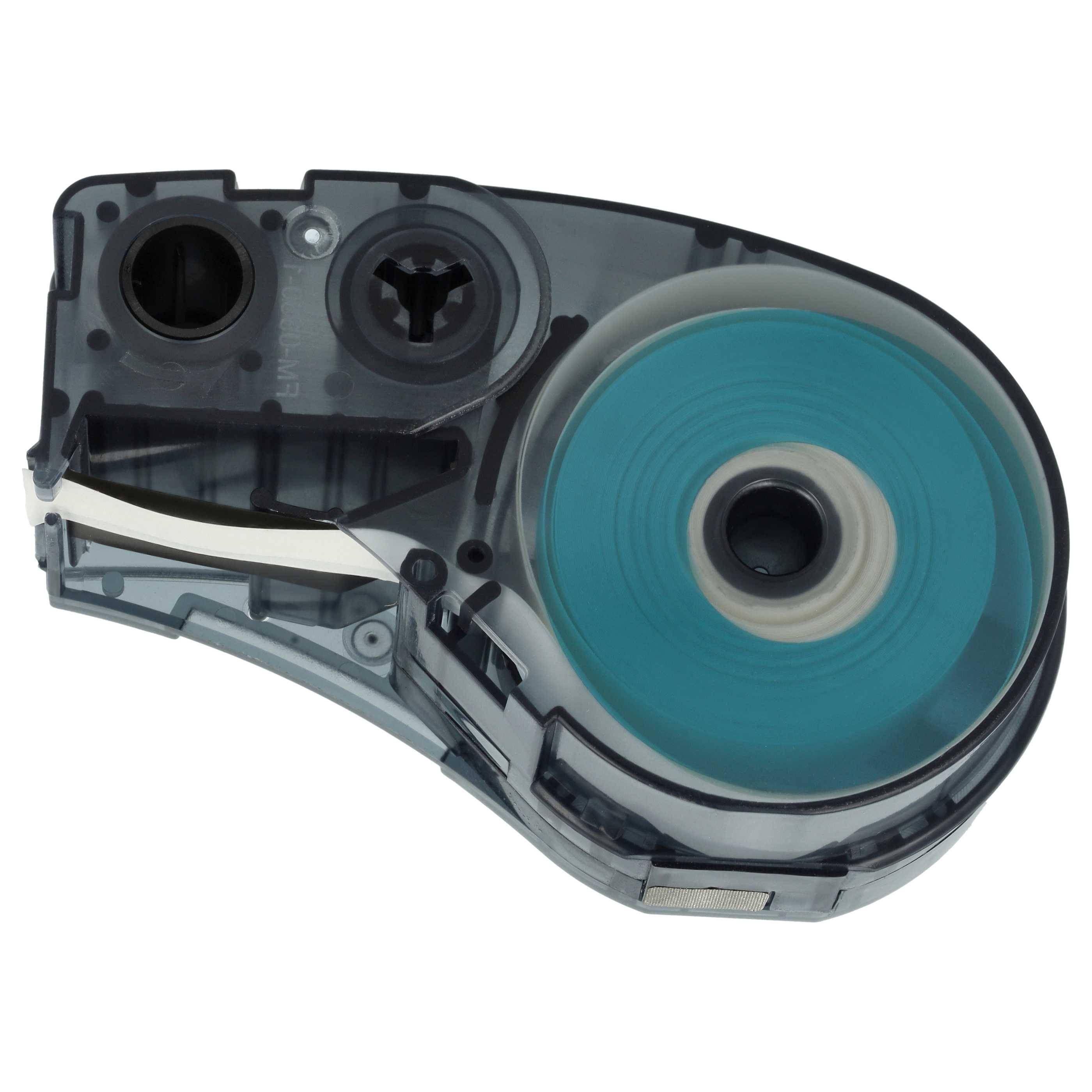 vhbw Schriftband-Kassette Ersatz für Brady M21-375-7425 für Etiketten-Drucker 9,5mm Schwarz auf Weiß