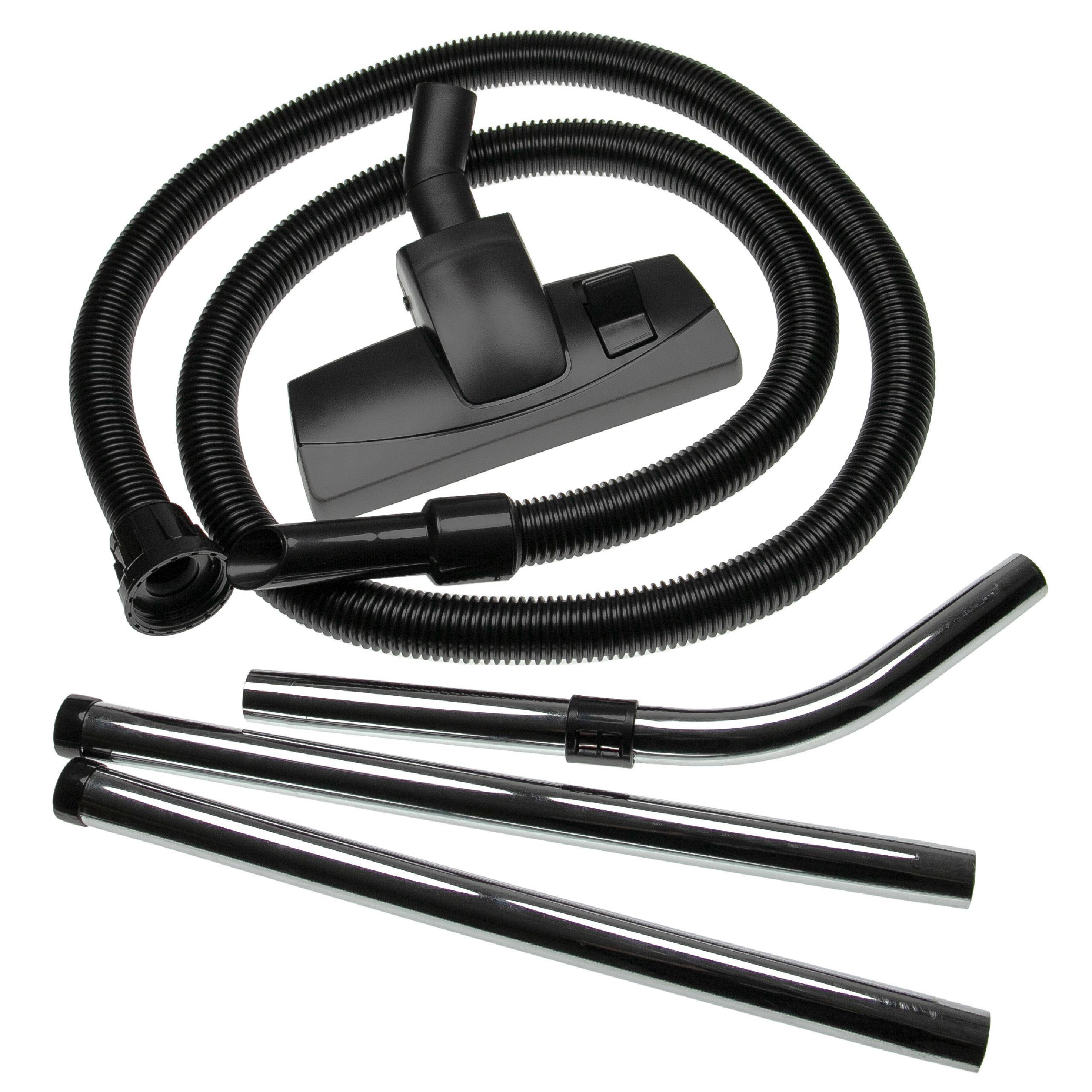 vhbw 5-tlg. Zubehör-Set kompatibel mit Numatic HETTY HVR160 Staubsauger - Bodendüse, Schlauch, Staubsauger-Rohr