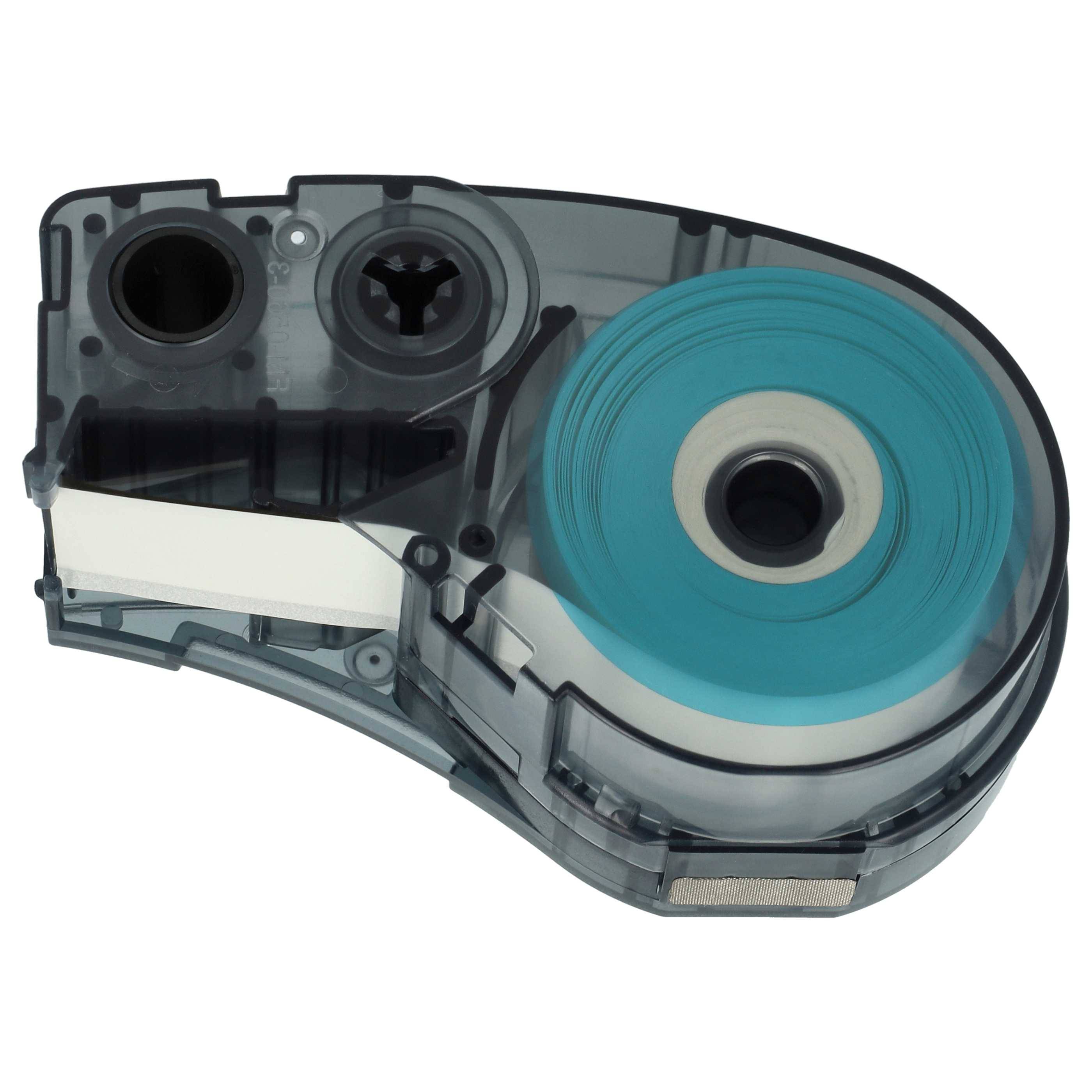 vhbw 5x Schriftband-Kassette kompatibel mit Brady M210, M210-LAB, M211 Etiketten-Drucker 19,05mm Schwarz auf Weiß, Polyester