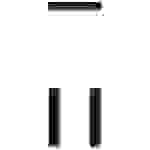 Pendelleuchte schwarz Metall Hängeleuchte schwarz Zylinder Hängelampe schwarz Modern, aus Stahl, 2x GU10, LxBxH 30x8x100 cm