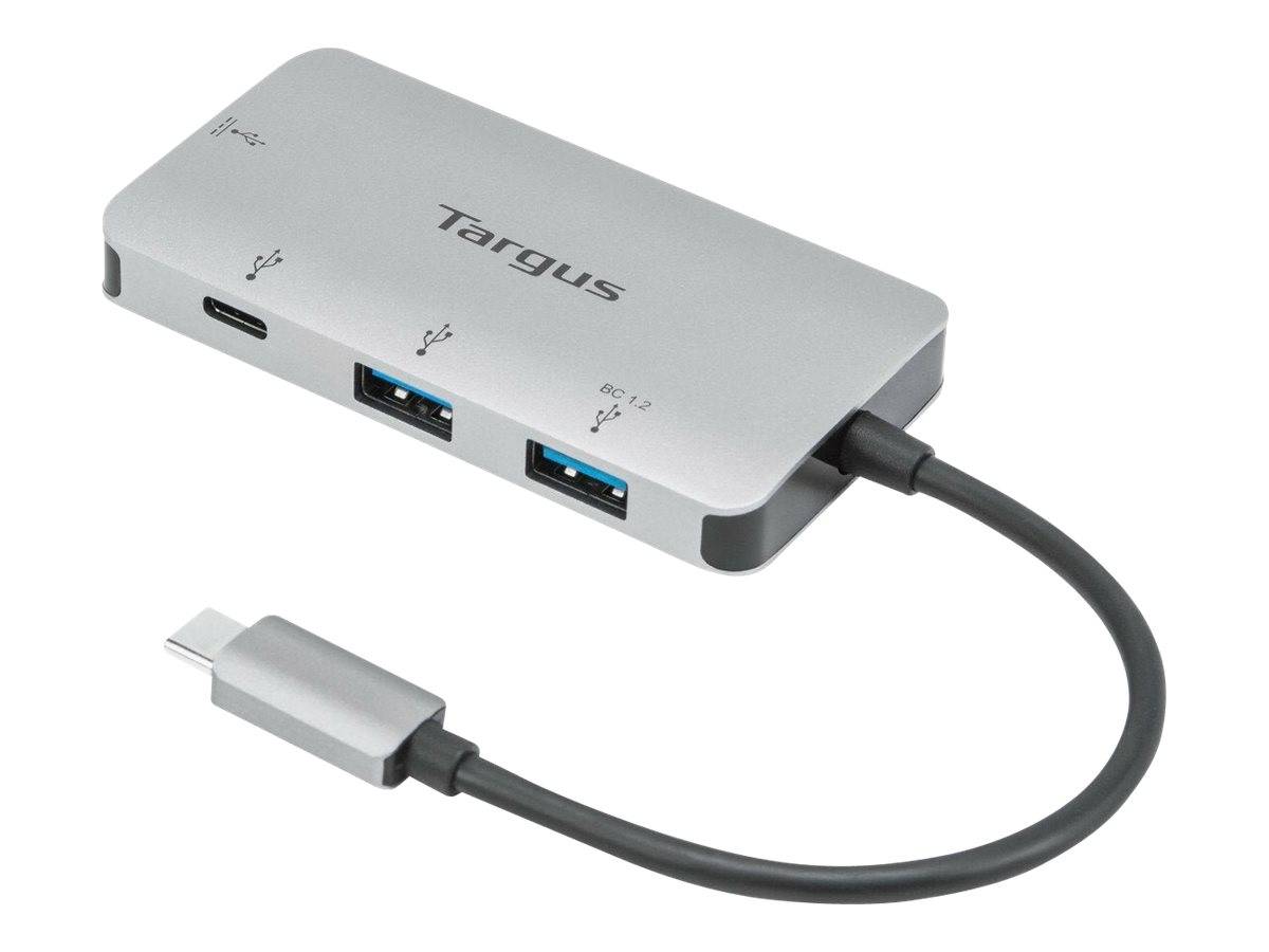 Targus - Hub - 2 x USB 3.2 Gen 1 + 1 x USB-C 3.2 Gen 1 + 1 x USB-C 3.2 Gen 1 (Spannungsversorgung)