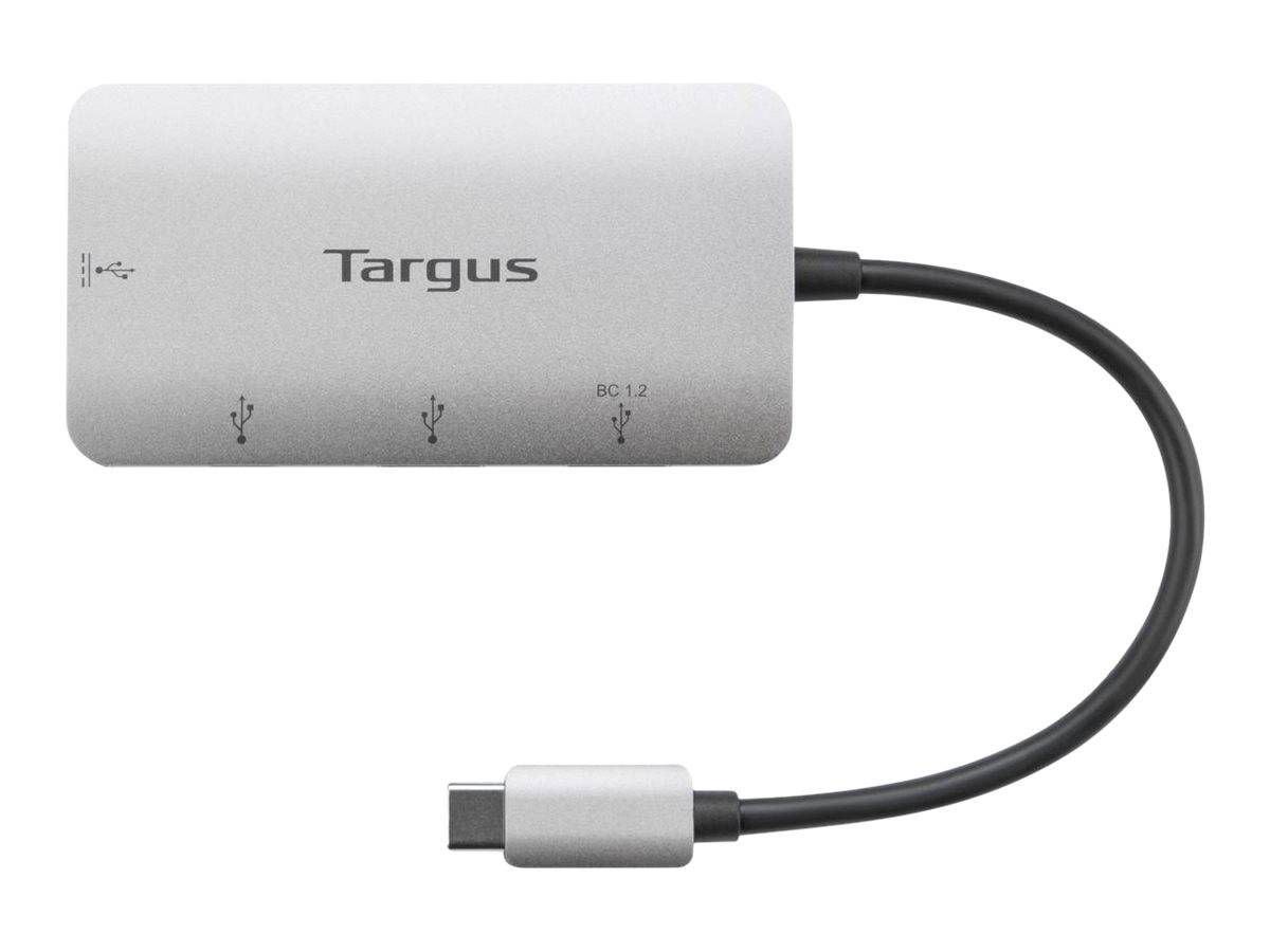 Targus - Hub - 2 x USB 3.2 Gen 1 + 1 x USB-C 3.2 Gen 1 + 1 x USB-C 3.2 Gen 1 (Spannungsversorgung)