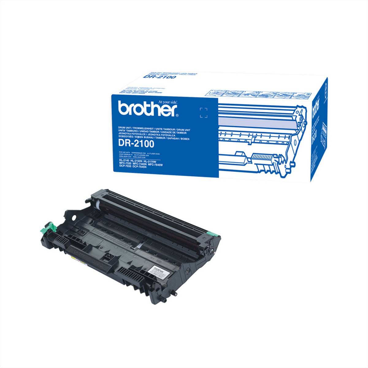 Brother DR2100 - Original - Trommeleinheit - für Brother DCP-7030, 7040, 7045, HL-2140, 2150, 2170, MFC-7320, 7440, 7840