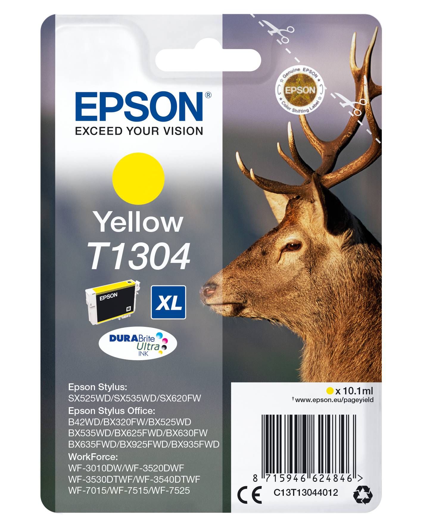 Epson T1304 - 10.1 ml - Größe XL - Gelb - Original