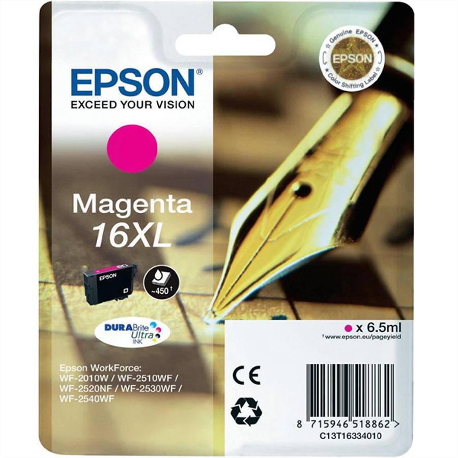Epson 16XL - 6.5 ml - XL - Magenta - Original