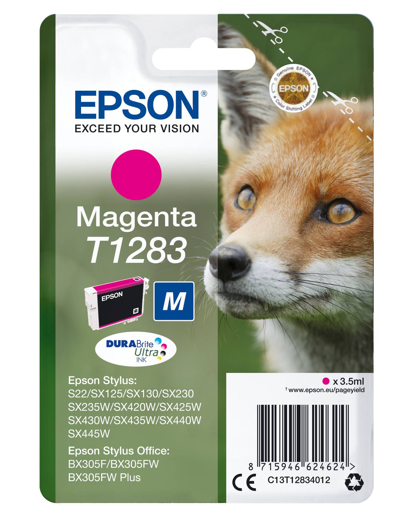 Epson T1283 - 3.5 ml - Größe M - Magenta - Original
