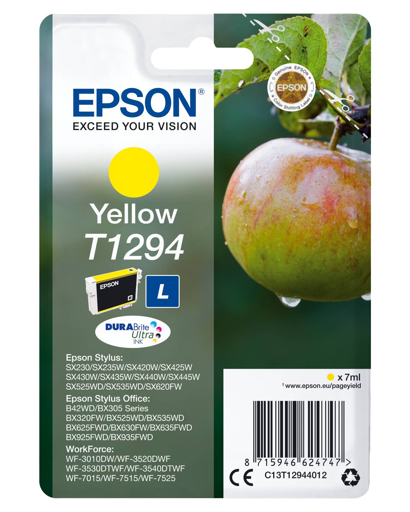 Epson T1294 - 7 ml - L-Größe - Gelb - Original