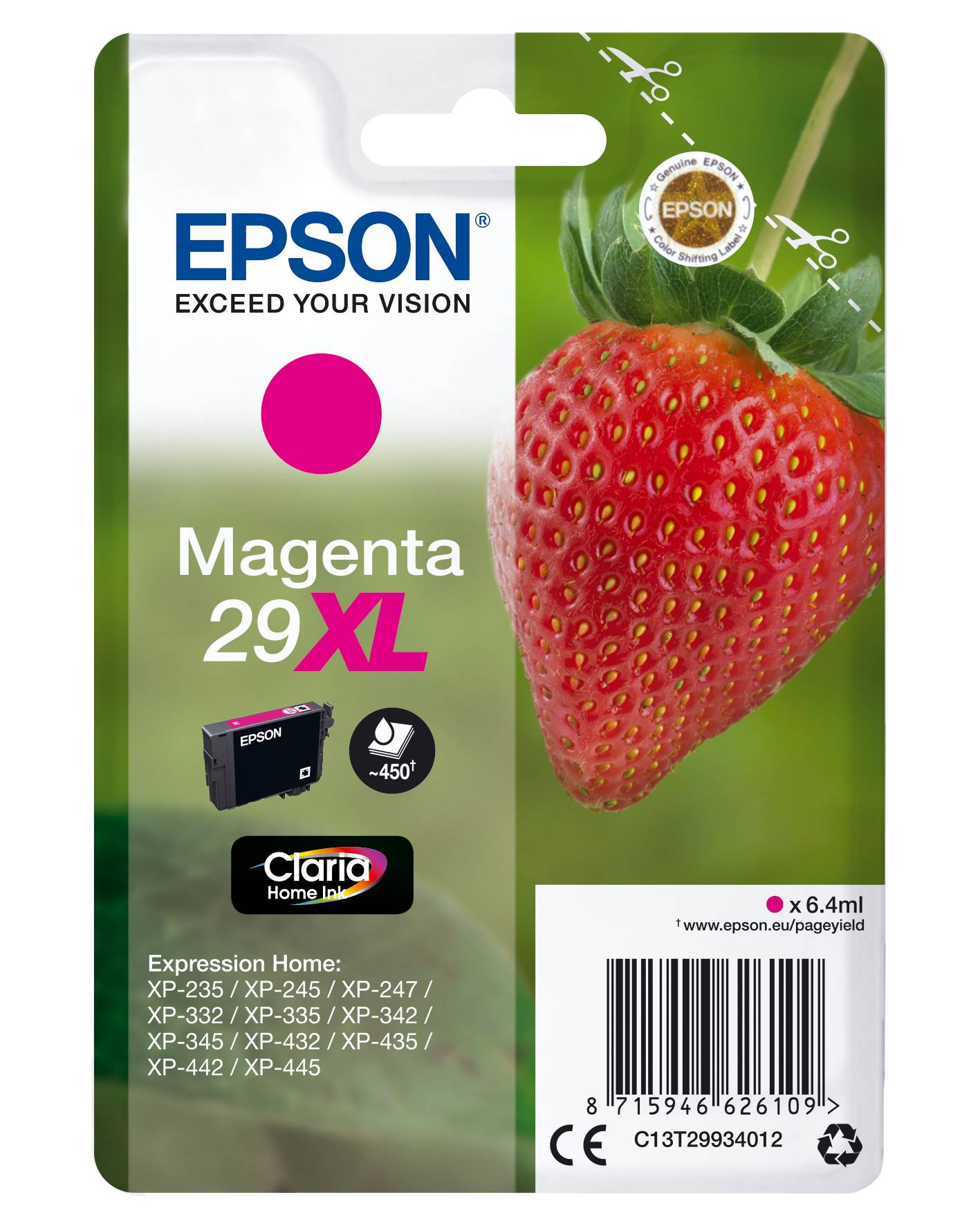 Epson 29XL - 6.4 ml - XL - Magenta - Original