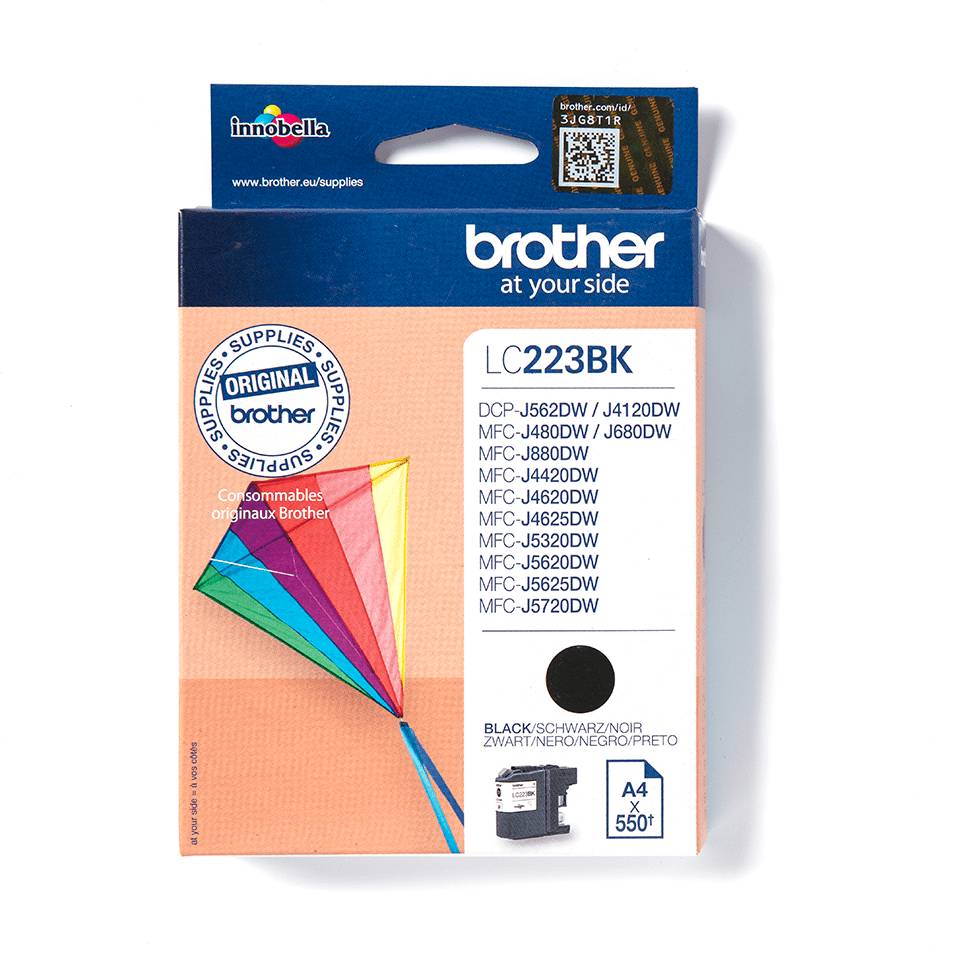 Brother LC223BK - Schwarz - original - Tintenpatrone
