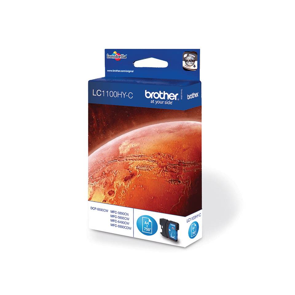Brother LC1100HYC - Hohe Ergiebigkeit - Cyan