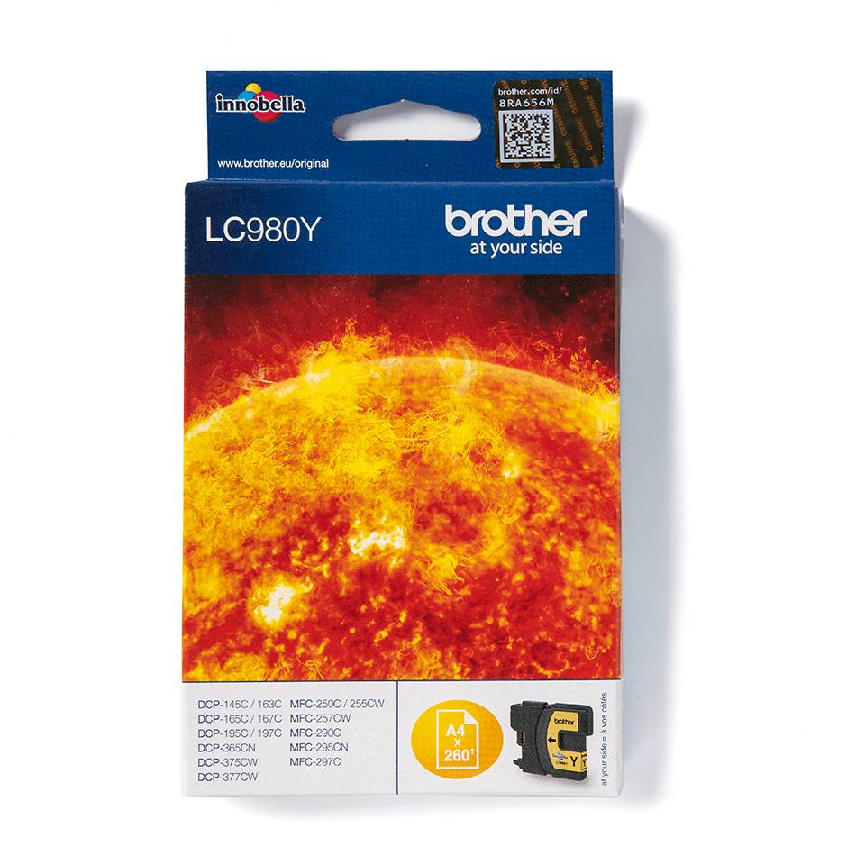 Brother LC980Y - Gelb - original - Tintenpatrone
