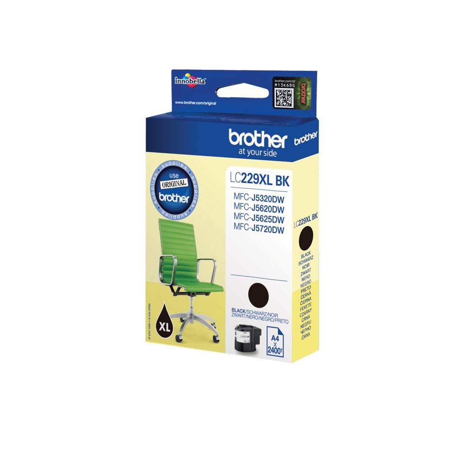 Brother LC229XLBK - Schwarz - original - Tintenpatrone