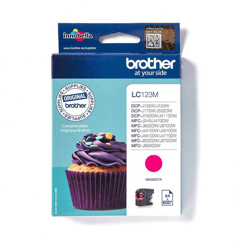 Brother LC123M - Hohe Ergiebigkeit - Magenta