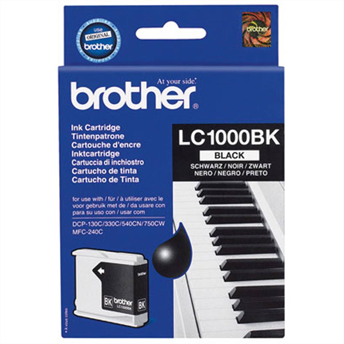 Brother LC1000BK - Schwarz - Original - Tintenpatrone