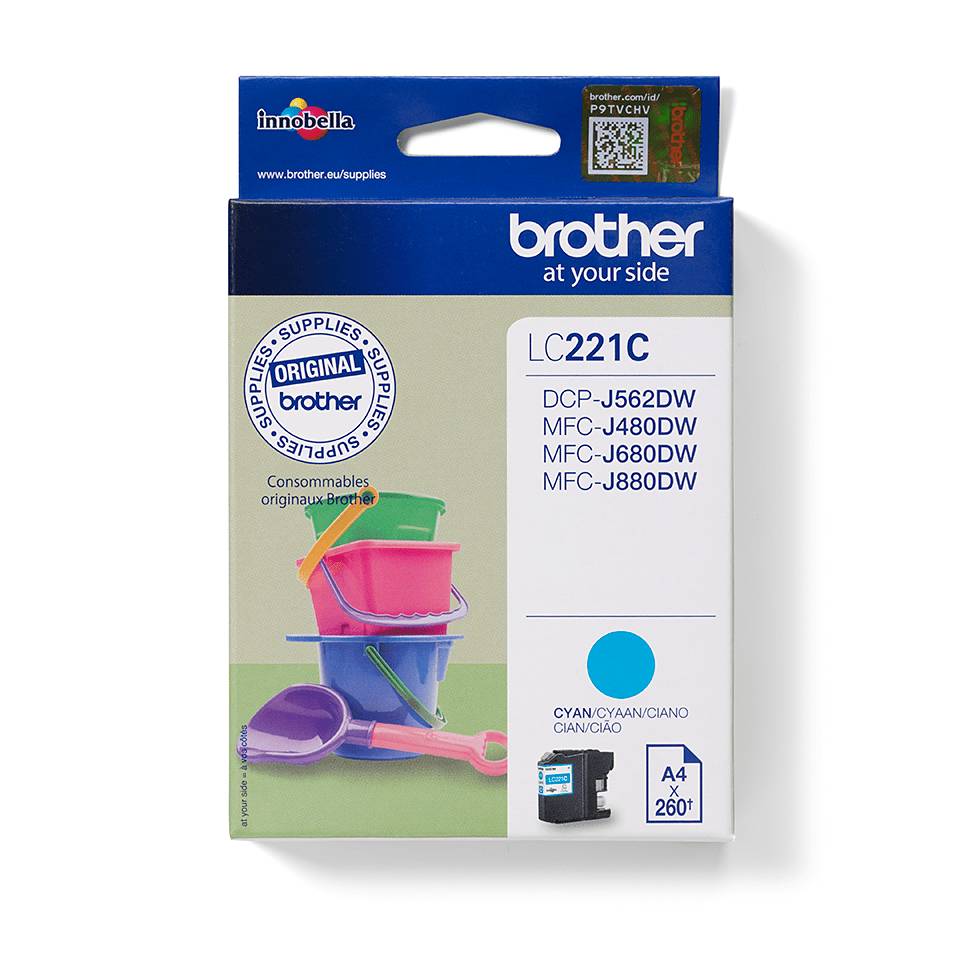 Brother LC221C - Cyan - original - Tintenpatrone