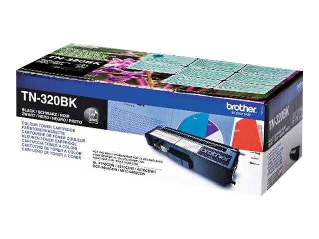 Brother TN320BK - Schwarz - original - Tonerpatrone