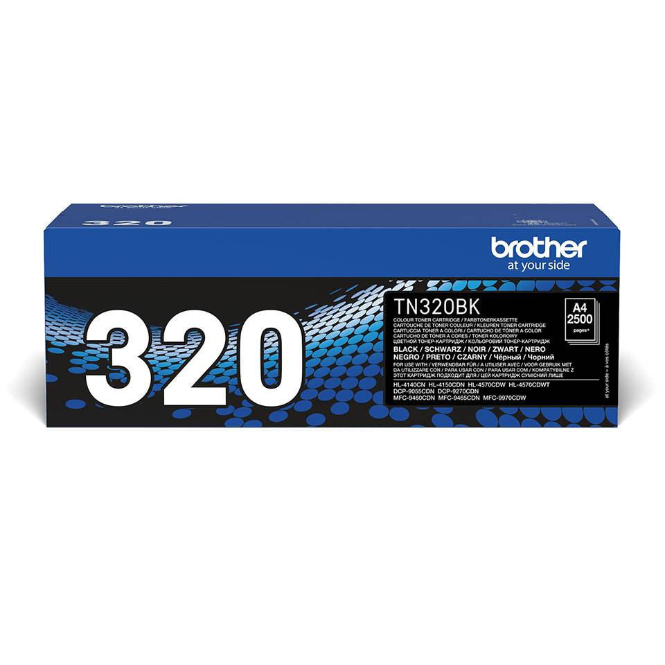 Brother TN320BK - Schwarz - original - Tonerpatrone