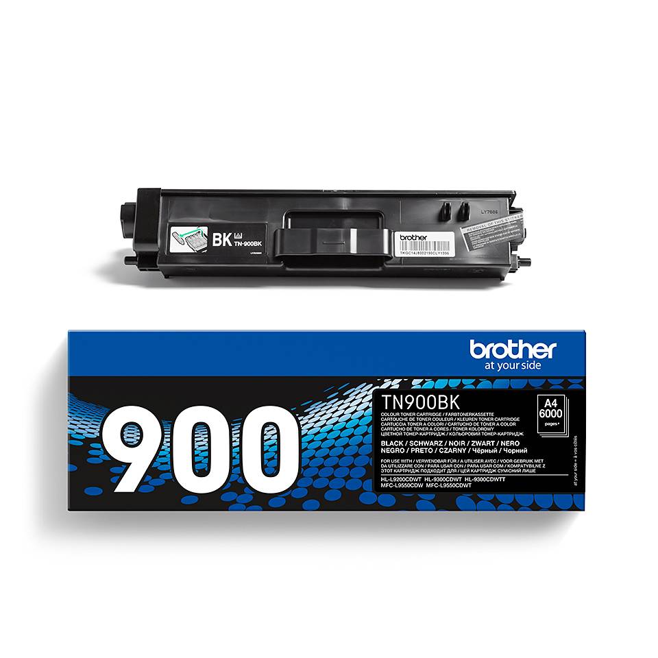 Brother TN900BK - Schwarz - original - Tonerpatrone