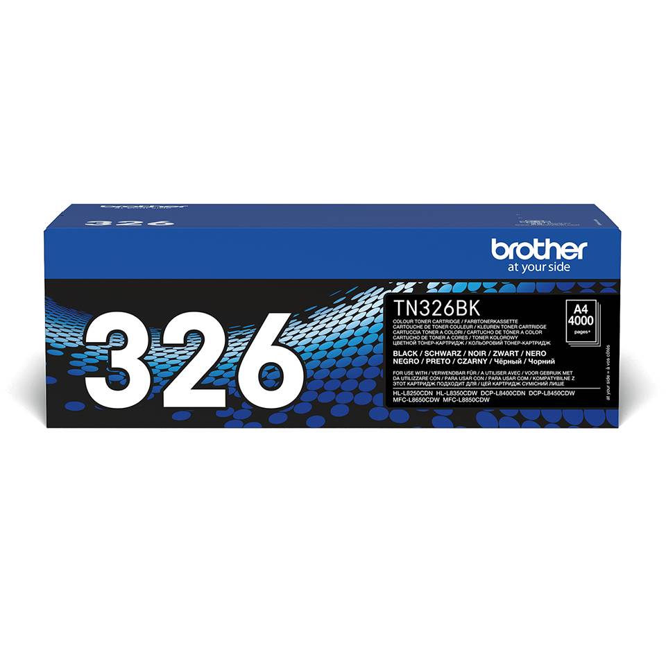 Brother TN326BK - Schwarz - original - Tonerpatrone