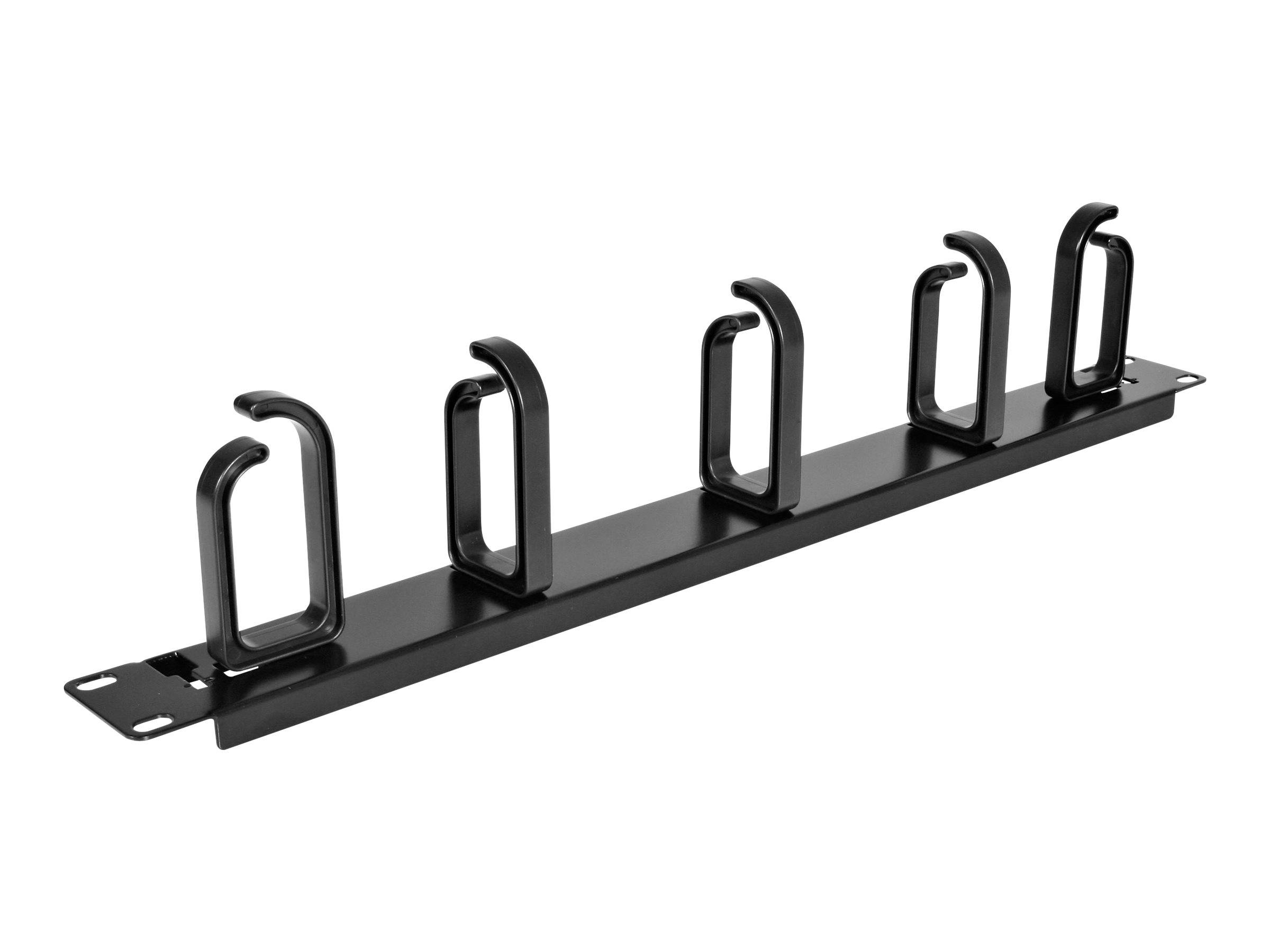 StarTech.com Server Rack Cable Management - 1U -19"" Metal Rackmount Panel - Rack - Kabelführungssatz - 1U - 48.3 cm